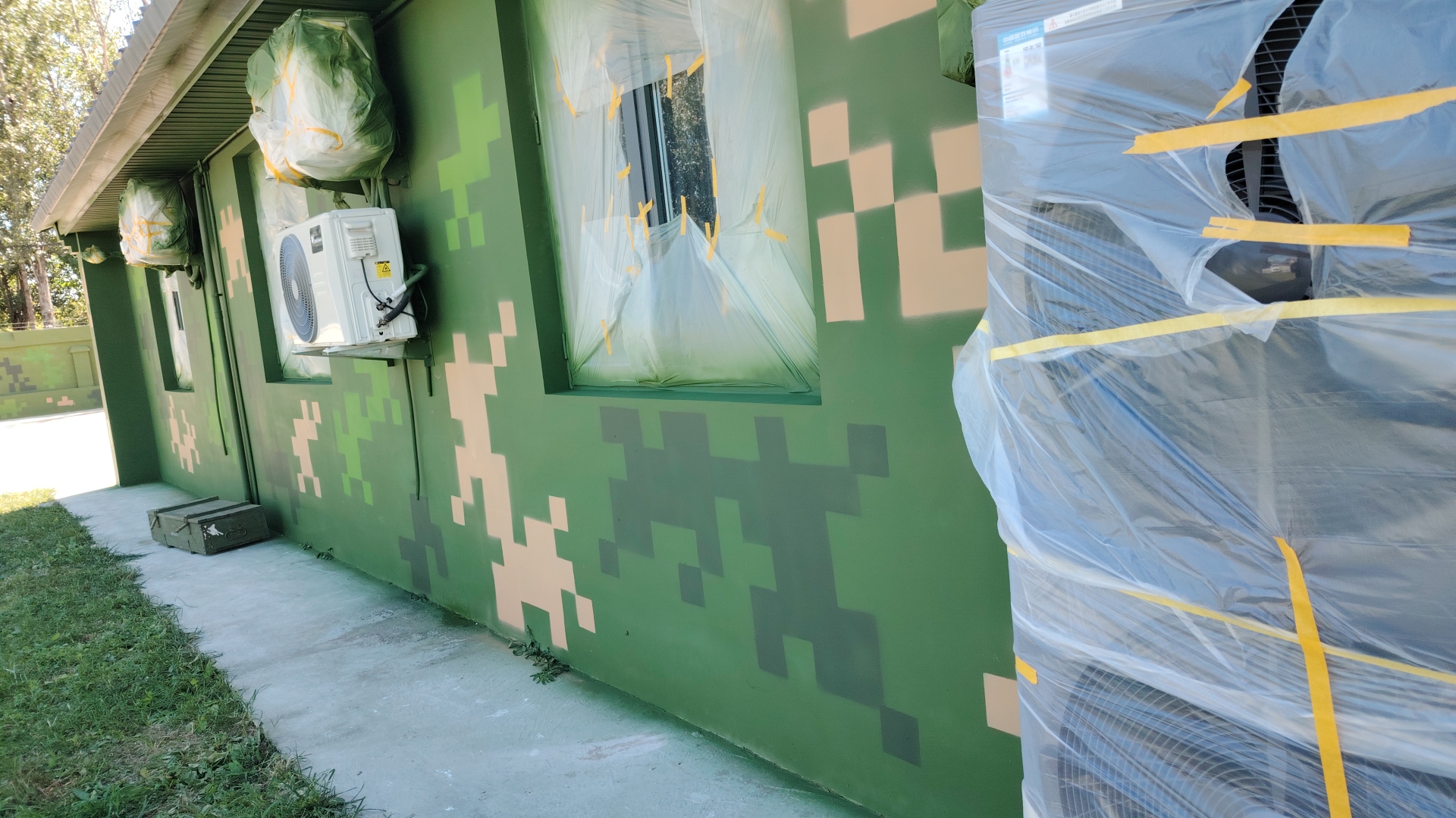 西双版纳外墙迷彩漆施工多少钱 伪装迷彩漆  